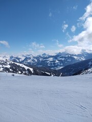 Snow in the Austrian Alps 