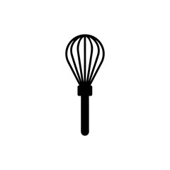 Simple Bamboo Tea Whisk Traditional Japanese Tea Tool Icon Line Art Vector illustration