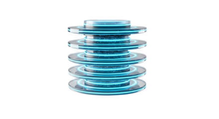 Advanced Futuristic Technology Core with Glowing Blue Lights, Envision Innovation and Cutting-Edge Design, a Symbol of Digital Progress and Technological Advancement for Modern Business Solutions