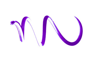 Isolated abstract paint brush strokes on transparent background. Colorful artistic texture for creative design, decoration and digital art.