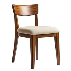 Fototapeta premium wooden chair isolated on white