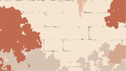 Obraz premium Brick wall texture with soft beige background for urban design. Brick wall background. Brick wall pattern.