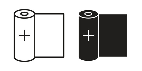 Gauze icon vector with glyph style. Stroke liner icons