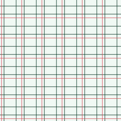 Classic Red and Green Plaid Grid Seamless Pattern for Christmas Holiday Fabric and Traditional Tartan Print