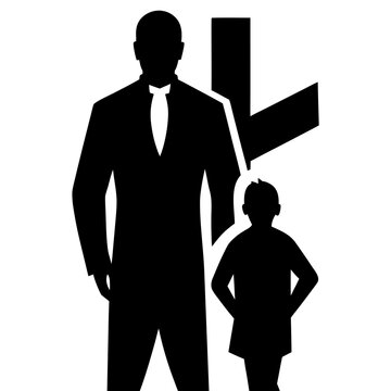 business man and frather vector 