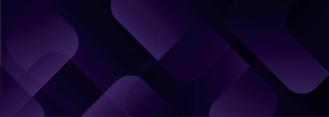Abstract dark purple background with modern overlapping geometric shapes decoration. Minimalist background concept for banners, ads and websites. Vol. 4