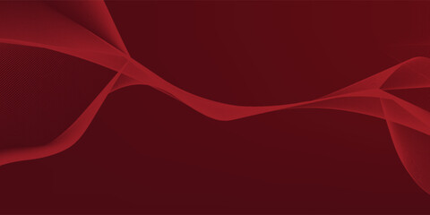 Contemporary technology cover design set. Luxury background with red line pattern (guilloche curves). Premium vector tech backdrop for business layout, digital certificate, formal brochure template