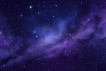 Fototapeta premium Vibrant Cosmic Nebula Filled With Stars in a Dark Universe