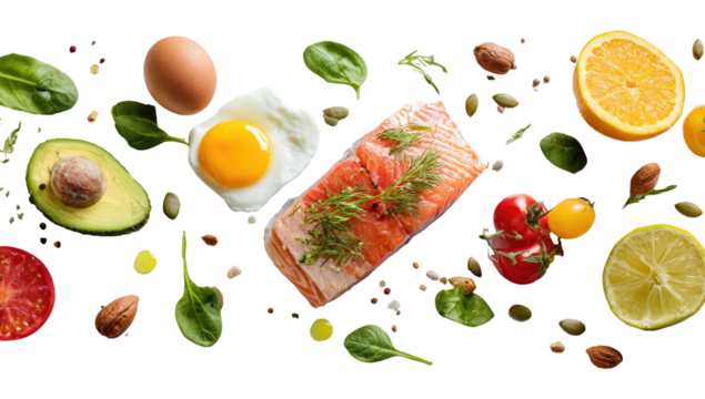 Fresh, healthy ingredients for a balanced meal