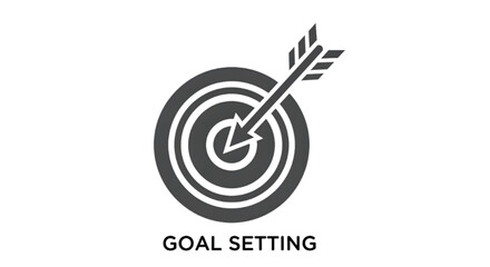 Arrow hitting bullseye on target, symbolizing success and achievement