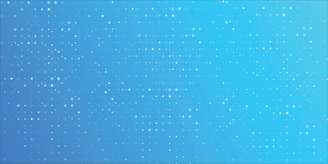 Blue Gradient Background With White Dots — Abstract Tech Pattern for Design and Digital Content eps10