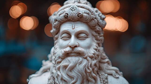 Celebrating Valmiki Jayanti with a Serene Sculpture