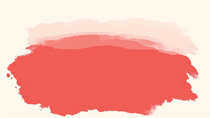 Red abstract brush stroke background. Red brush strokes texture. 