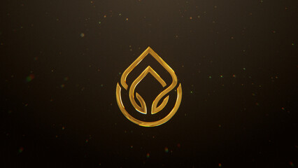 Gold Logo Reveal