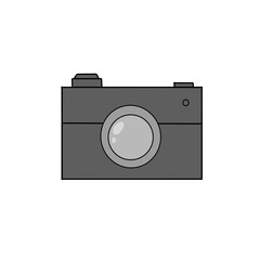 レトロなカメラのイラスト