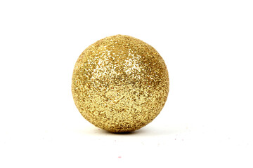 Colorful Christmas balls on a white background