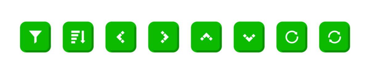 UI Navigation Icons Set,Minimal Dashboard Interface Symbols.