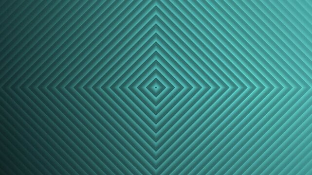 Teal gradient abstract diamond pattern background with subtle depth and shadow effect creating a modern
