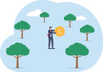 illustration of corporate social responsibility in creating eco-friendly technology
