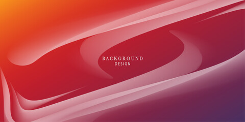 Abstract stylish wave banner background in gradient color