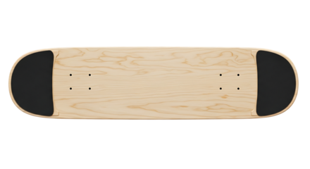 Blank skateboard deck