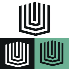 
Modern Minimalist Shield Icon