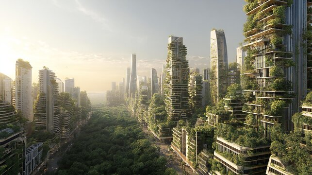 Green Future City: Sustainable Urban Jungle
