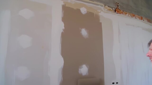 Drywall Repair and Renovation Project Wall Preparation.
