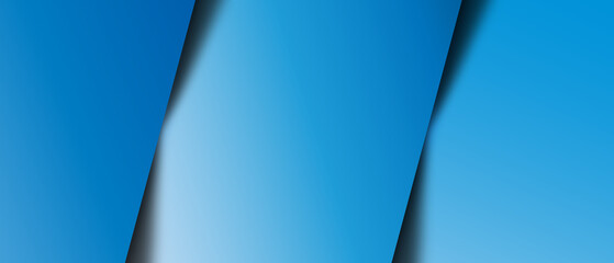  Realistic blue overlap layer illustration