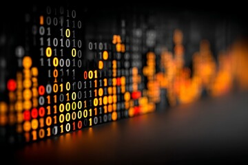 Cryptographic connections: understanding the blockchain ecosystem. Action poster. Futuristic blockchain: data streams and digitally interlinked blocks. Drama poster. Scifi poster.