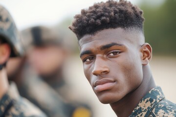 Soldiers honoring fallen heroes on Memorial Day