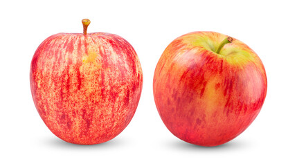 red apple isolated on transparent png ( image from camera )