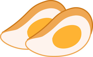 Indonesian Traditional Food Pempek illustration