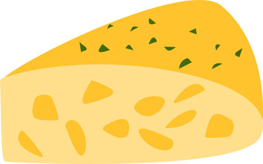 Tortilla Espanola, Spanish potato omelette, Tortilla de patatas con cebolla