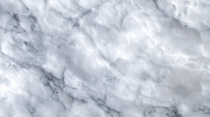 White and grey veined marble surface with soft light reflections stone texture