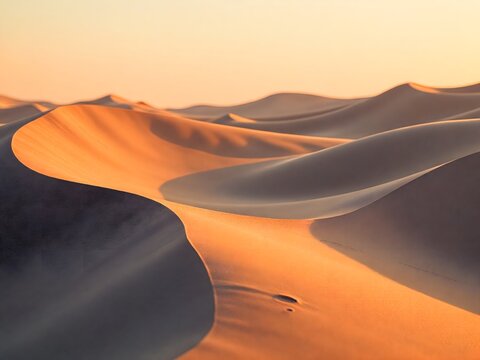 Surreal Desert Waves – 8K Abstract Landscape