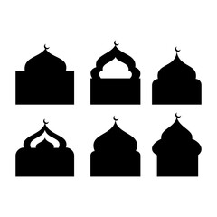 set of vector icons of elements