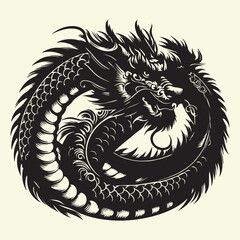 Dragon tattoo design 