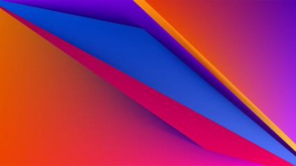 ABSTRACT SPORT DARK BACKGROUND WITH TRIANGLE GEOMETRIC SHAPES GRADIENT COLORFUL DESIGN VECTOR TEMPLATE GOOD FOR MODERN WEBSITE, WALLPAPER, COVER DESIGN, LANDING PAGE