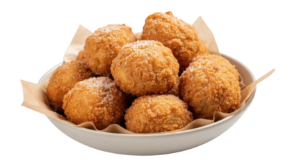Bowl of arancini, traditional sicilian rice balls