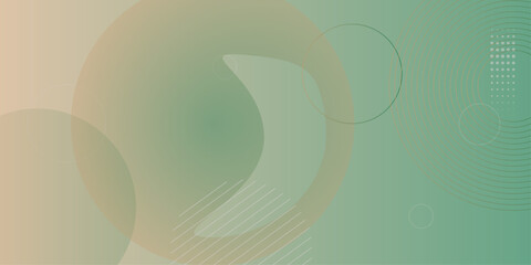 Gradient dull blue patterned desktop wallpaper. Abstract texture background design. Glossy white gradient circle lines. Minimal vector background in beige and teal color.
