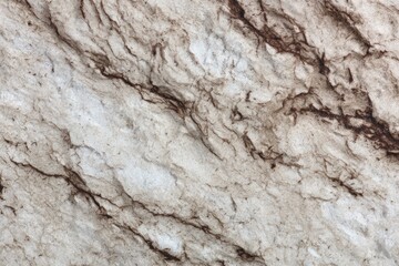 Naklejka premium Rough uneven texture with streaks of dark brown on a light gray base resembling marble or weathered paper