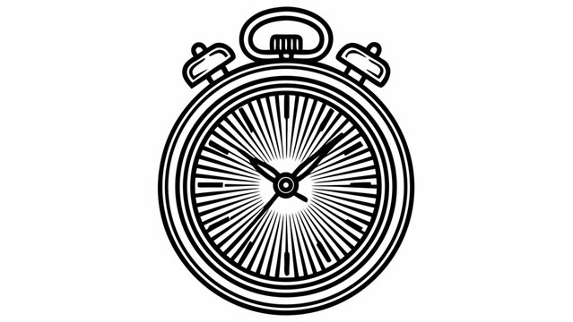 Precision timing with a classic stopwatch illustration, perfect for deadlines, sports, or project management, a timeless design with a modern appeal
