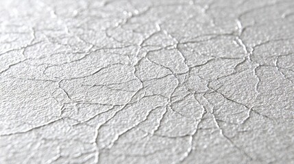 Obraz premium Detailed close-up of a white textured surface with visible cracks and patterns, emphasizing the unique characteristics of aging materials, ideal for creative projects