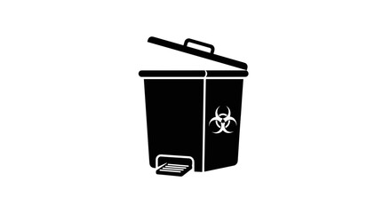Biohazard Waste Container Safe Disposal of Hazardous Materials.