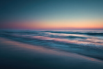 Fototapeta premium sea, water, sky, sunset, night, beach, ocean, landscape, sun, clouds, sunrise, dusk,