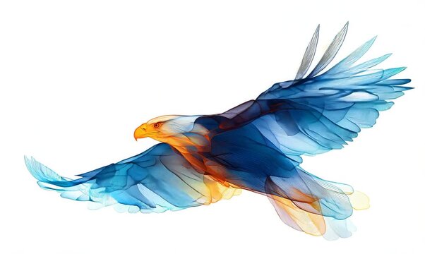eagle, american, hawk, magpie, owl, bird of prey, bird, flight, wing, animal, macaw, blue, isolated, nature, vector, cartoon, illustration, feather, colorful, drawing, exotic, art, wildlife, parrot,