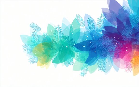 snow, winter, flower, crystal, pattern, christmas, snowflake, snowflake bud, flower bud, blur, colorful, christmas tree, christmas card, christmas, background, christmas background, wallpaper, circle