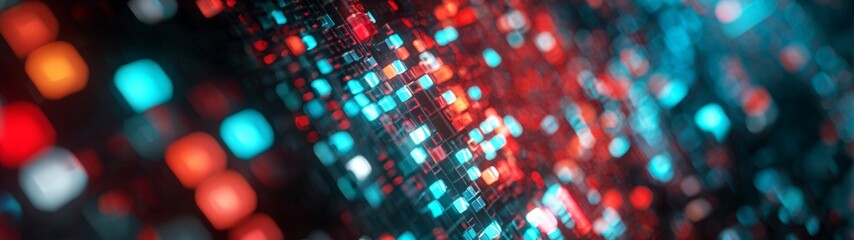 Cryptographic connections: understanding the blockchain ecosystem. Retro futurism. A journey into blockchain: a visual representation of cryptographic networks. Acid colors. Vivid gradient.