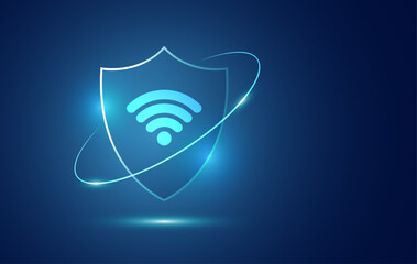 icona, wireless, scudo, protezione dati, protezione, rete, connessione, internet, rete sicura